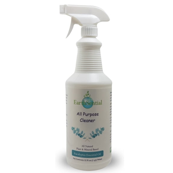 EarthSential Eucalyptus All Purpose Cleaner, 32 oz – Multi-Surface Plant-Based Cleaning Spray – Made with Eucalyptus Essential Oil – 5 Simple Ingredients – No Synthetic Fragrance