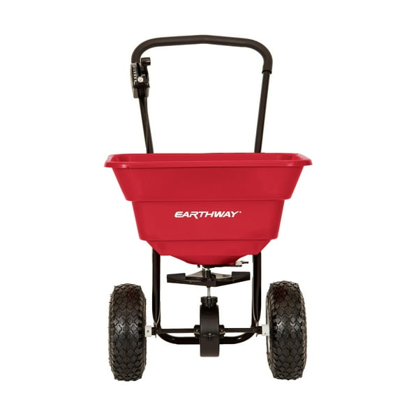 EarthWay 2050P 80lb Red Broadcast Fertilizer Lawn Spreader