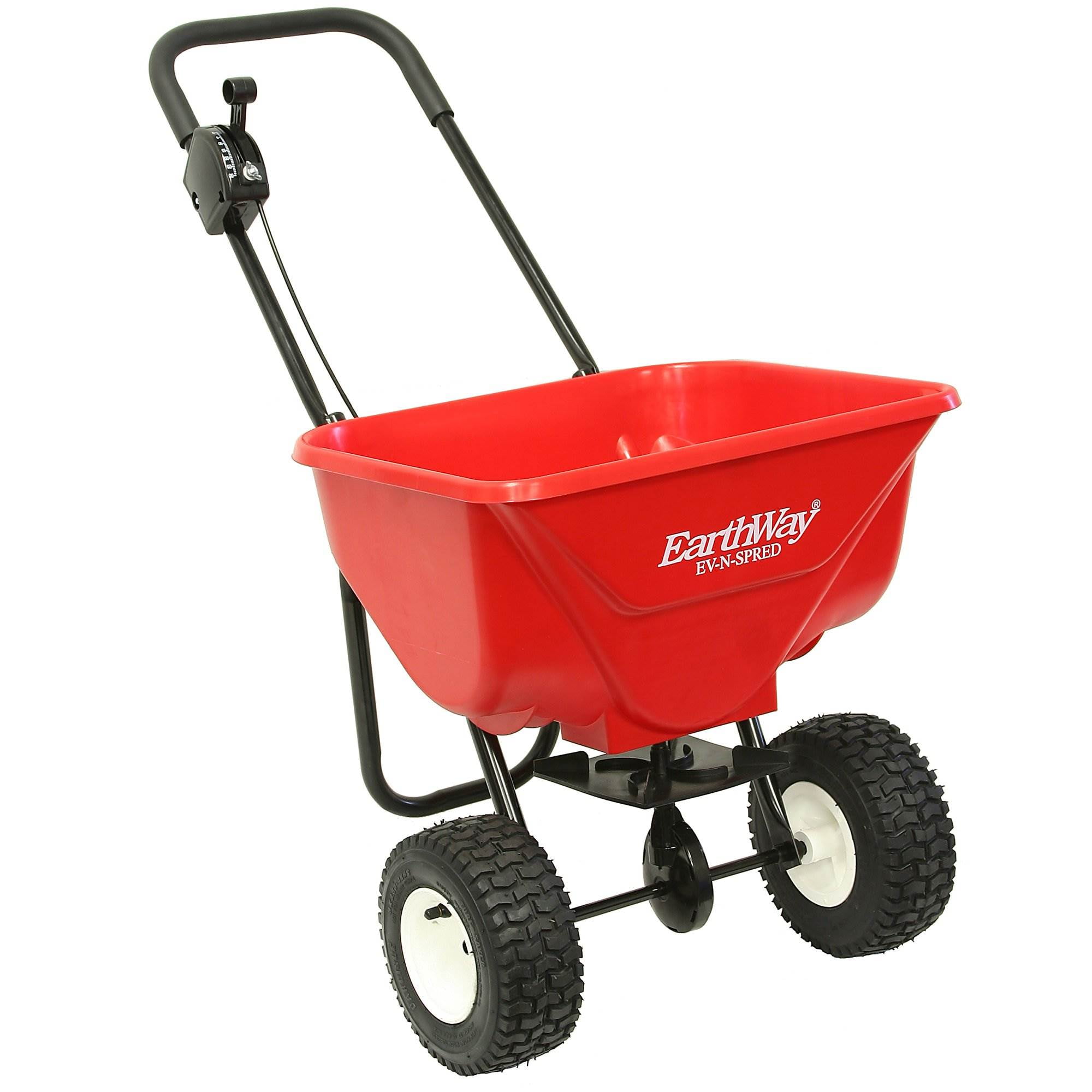 EarthWay Products Plus Deluxe Estate Broadcast Seed and Lawn Fertilizer Spreader