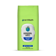 Earthbath 026038 Grooming Dog Wipes, Green Tea & Awapuhi - 100 Count