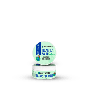 Earthbath Treatment Balm with Fair Trade Shea Butter for Cracked Paws Noses & Hot Spots for Dogs 2.2 oz.