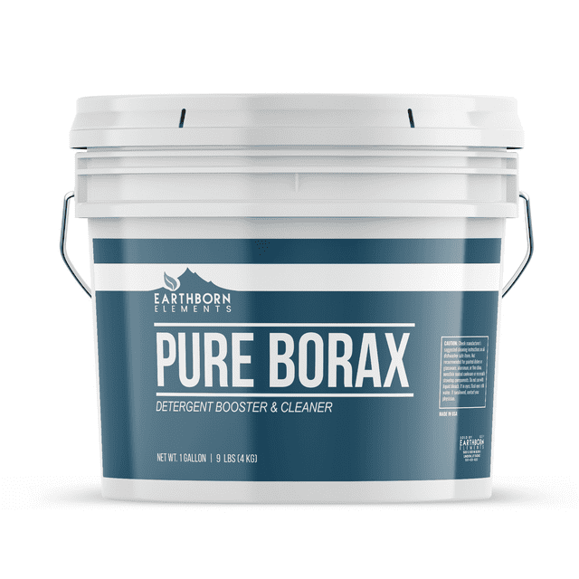 Earthborn Elements Borax 1Gallon Bucket, Detergent Booster & Household