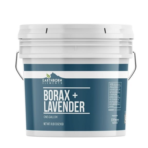 Earthborn Elements Borax with Lavender Essential Oil, 1 Gallon Bucket, Light & Refreshing Scent, Laundry Additive