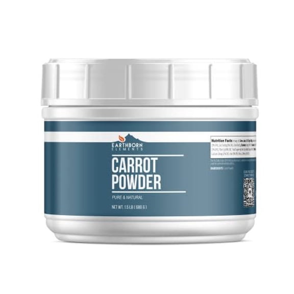 Earthborn Elements Carrot Powder 1.5 lb, Pure & Natural, Cooking & Baking
