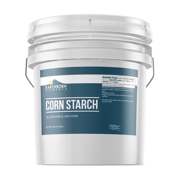 Earthborn Elements Corn Starch 3.5 Gallon, Thickener For Sauces, Soup, & Gravy