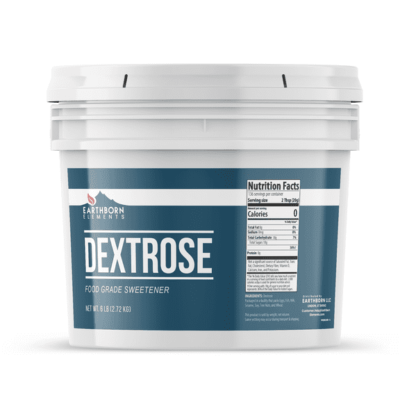 Earthborn Elements Dextrose 1 Gallon, Sugar Substitute, Always Pure, Workout Boost