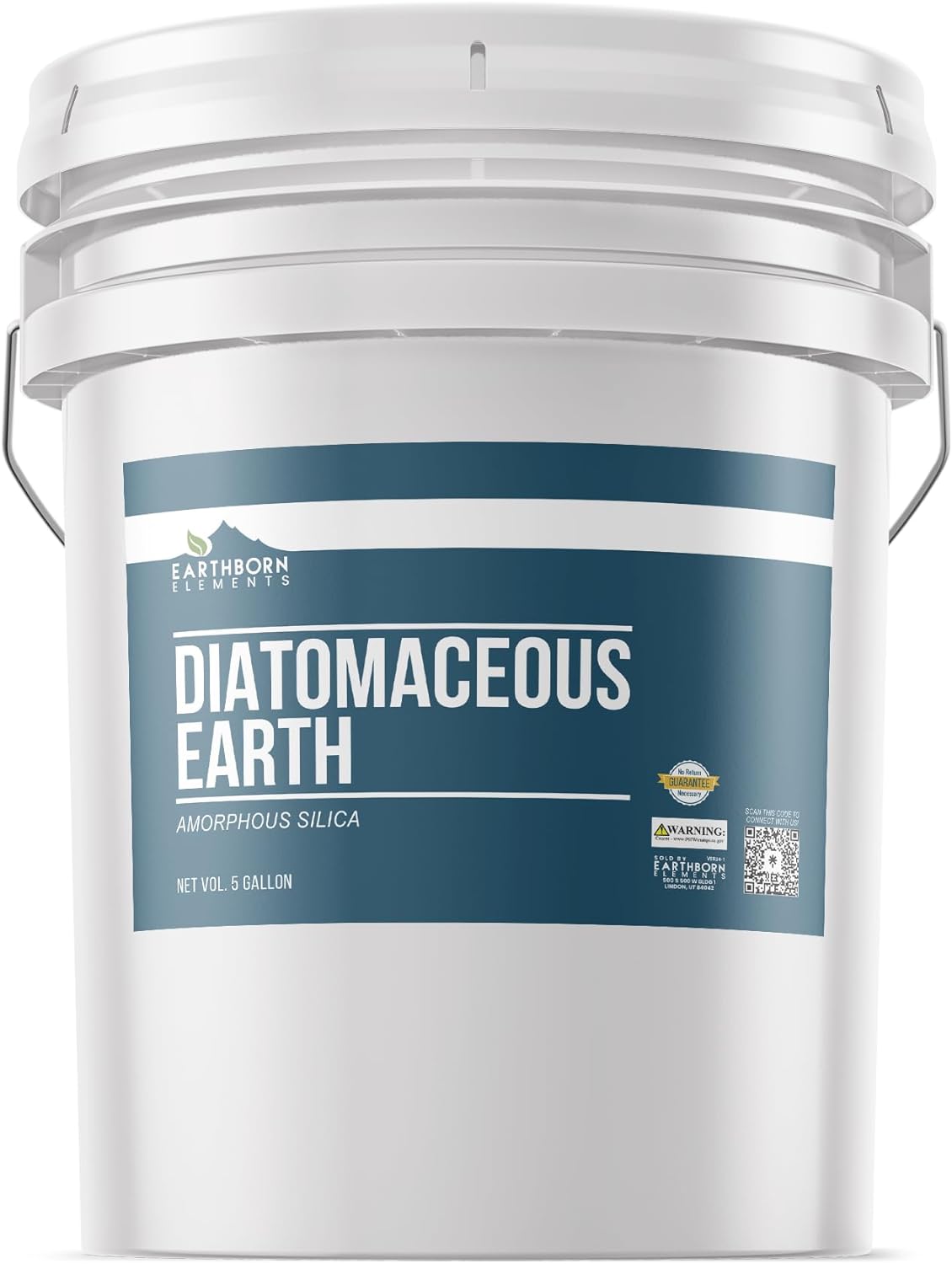 Earthborn Elements Diatomaceous Earth (5 Gallon), Resealable Bucket