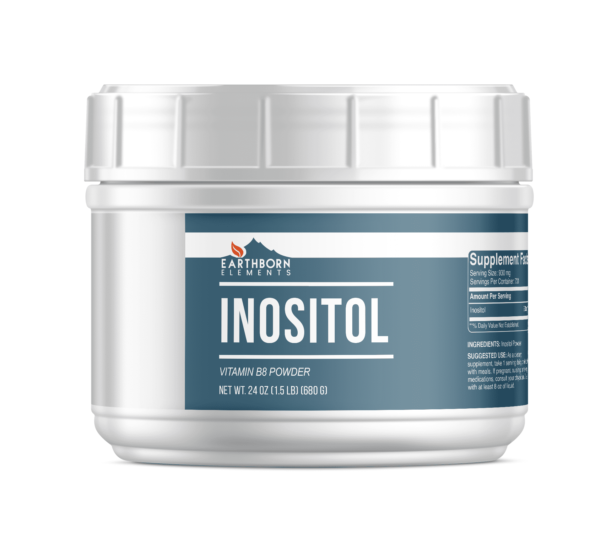 Earthborn Elements Inositol 1.5 lb, Vitamin B8, Always Pure