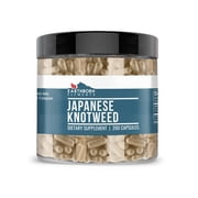 Earthborn Elements Japanese Knotweed Extract 200 Capsules, Pure & Undiluted, No Additives