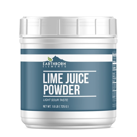 Earthborn Elements Lime Juice Powder 1.6 lb, Pure & Natural, Delicious Sour Flavor