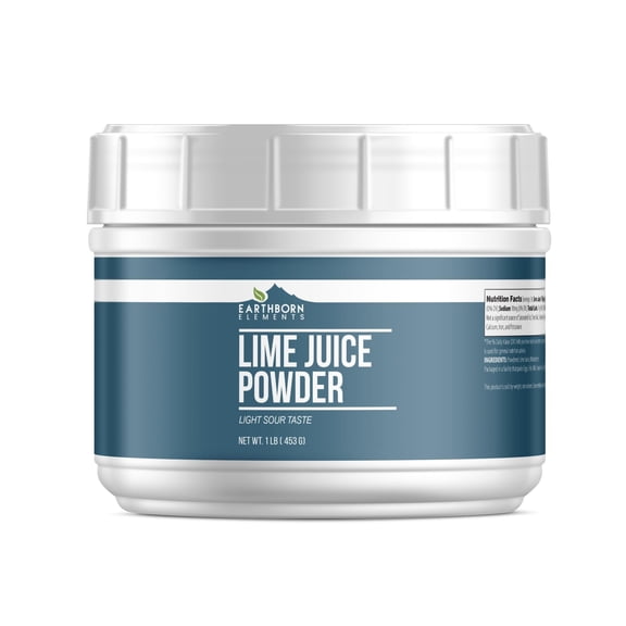 Earthborn Elements Lime Juice Powder 1 lb, Pure & Natural, Delicious Sour Flavor