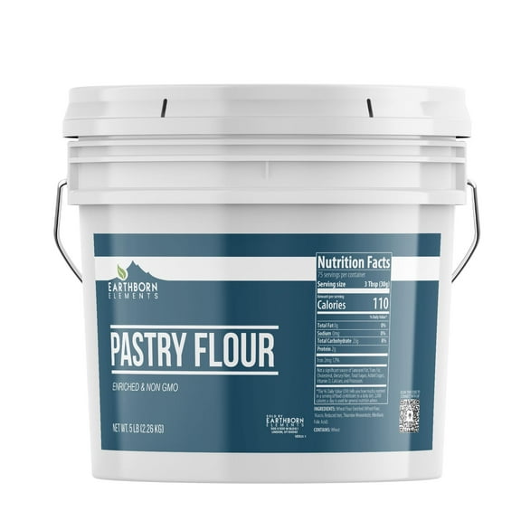 Earthborn Elements Pastry Flour 1 Gallon Bucket, Baking, Always Pure