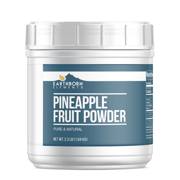 Earthborn Elements Pineapple Fruit Powder 2.3 lb, Pure & Natural, Smoothie Mix-In
