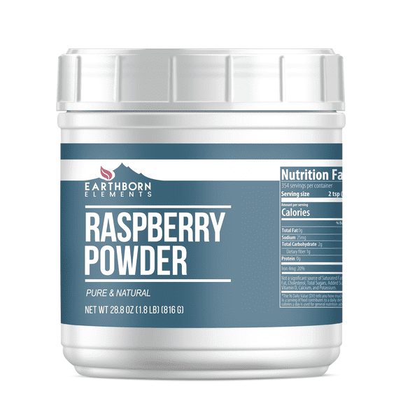 Earthborn Elements Raspberry Powder 1.8 lb, Pure & Natural, Smoothies & Desserts