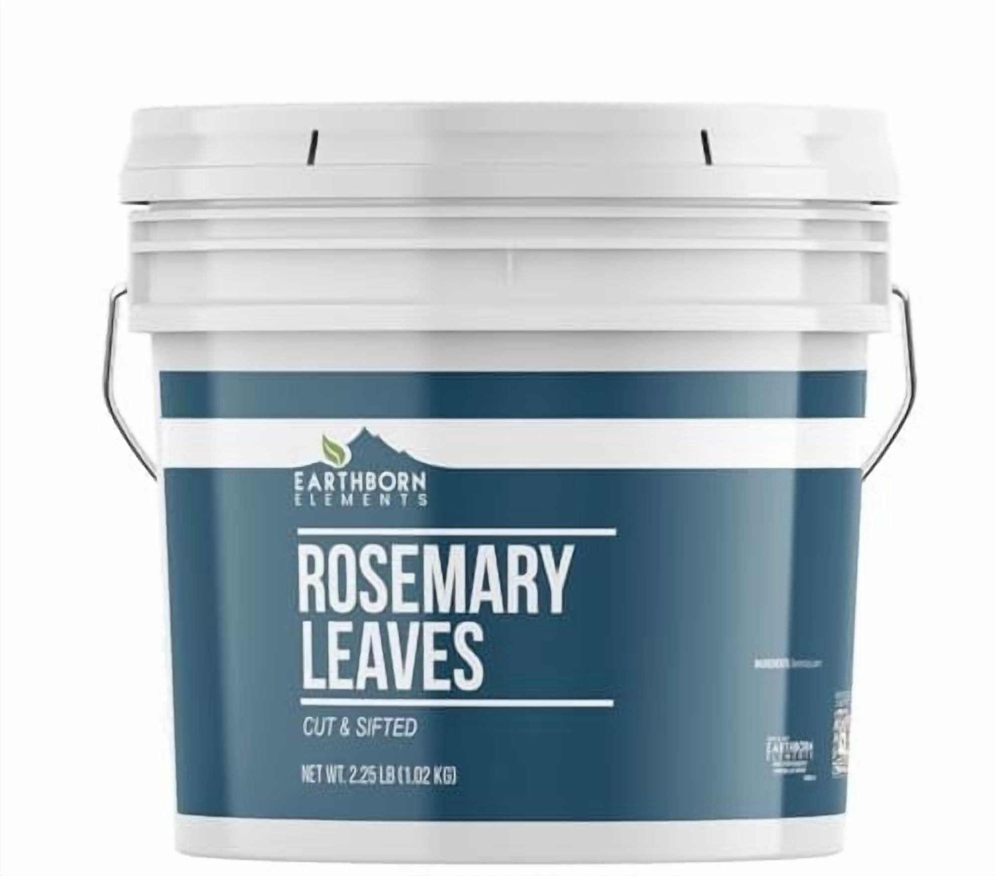 Earthborn Elements Rosemary Leaves 1 Gallon Bucket, Cut & Sifted, Versatile Herb