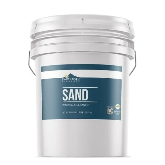 Earthborn Elements Sand 5 Gallons, Outdoor Projects, Washed & Cleaned