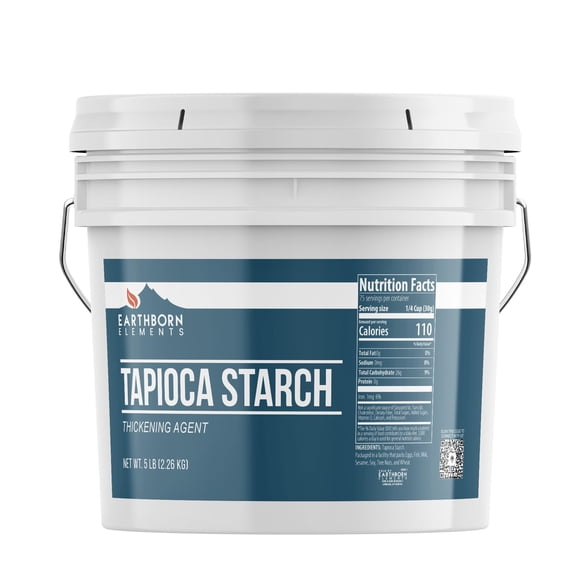 Earthborn Elements Tapioca Starch 1 Gallon, Thickener For Soups, Stews, & Gravies