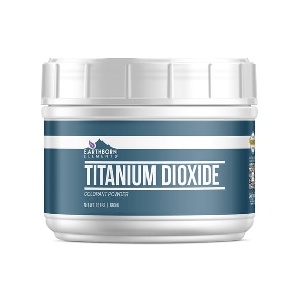 Earthborn Elements Titanium Dioxide 1.5 lb, Naturally Occurring Mineral, DIY Essential