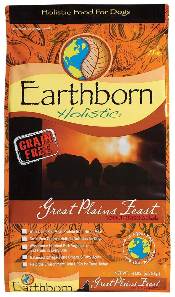 Earthborn Holistic GrainFree Great Plains Feast with Bison Adult Dry