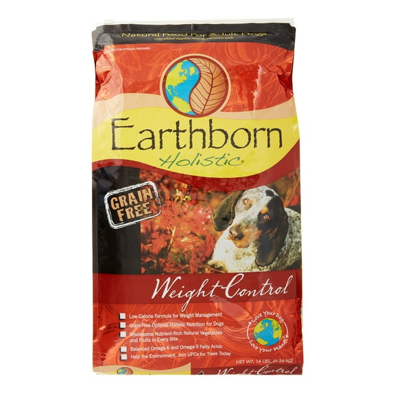 Earthborn Holistic Grain-Free Weight Control Adult Dry Dog Food, 14 lb