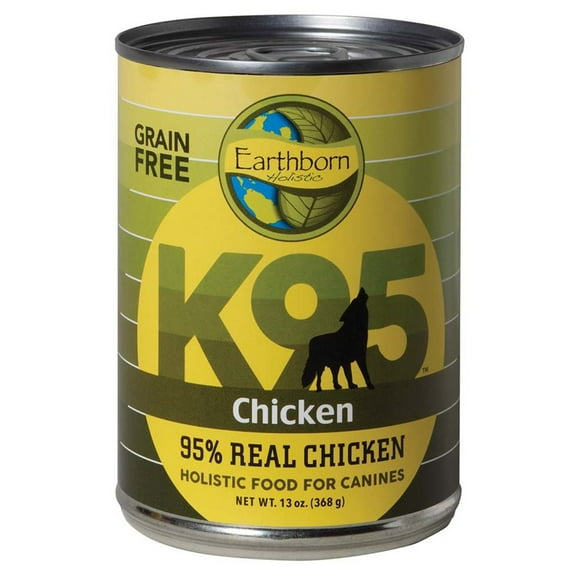 Earthborn Holistic K95 Chicken Grain Free 95 Percent Meat Protein Canned Dog Food, 13 oz