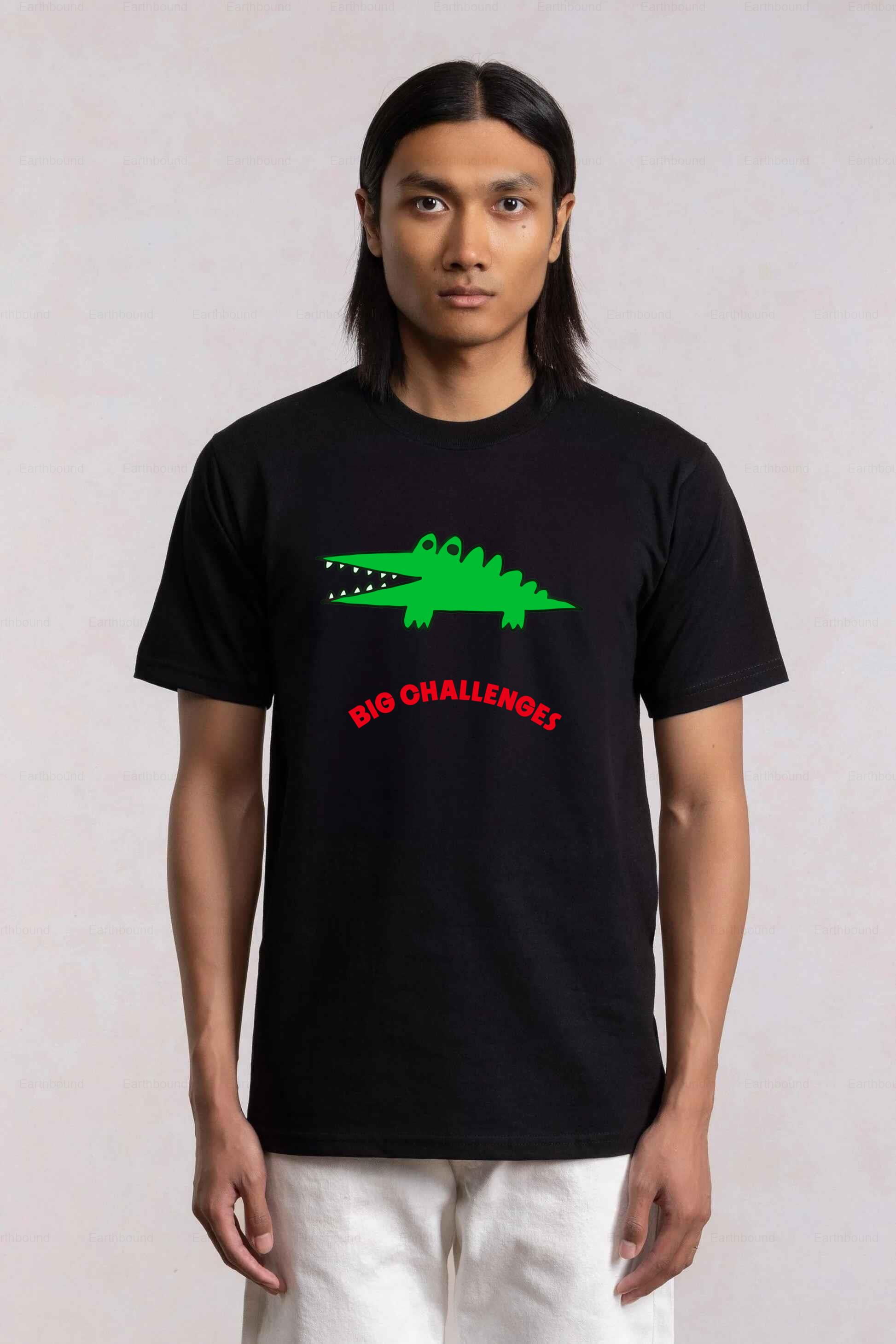 Earthbound66 Sanrio Big Challenges Character Cute Crocodile Graphic Tee ...