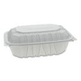 thumbnail image 1 of Earthchoice Vented Microwavable Mfpp Hinged Lid Container, 9 X 6 X 3.1, White, Plastic, 170/carton, 1 of 6