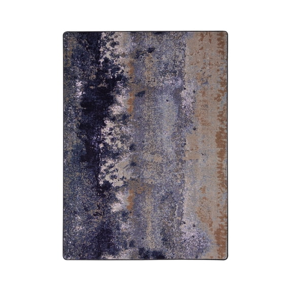 Earthen 3'10" x 5'4" Area Rug In Color Amethyst-Color:Amethyst,Material:Nylon