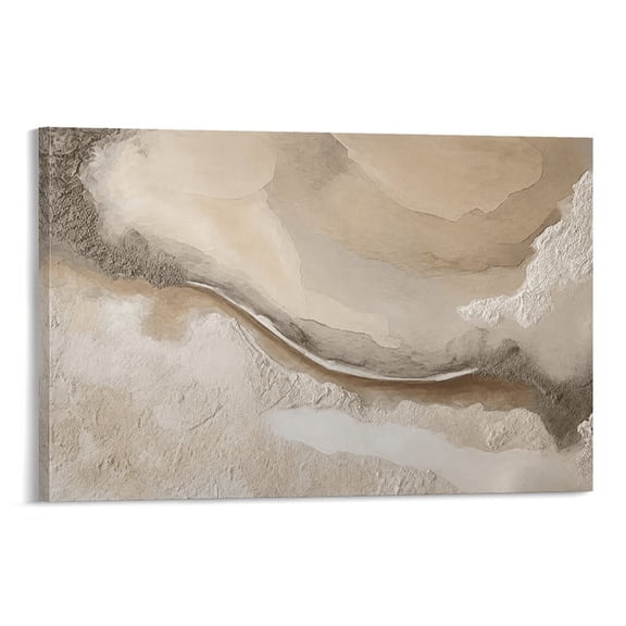 Earthen Currents Poster Wall Art Canvas Aesthetic Decorative Painting for Living Room Bed Room