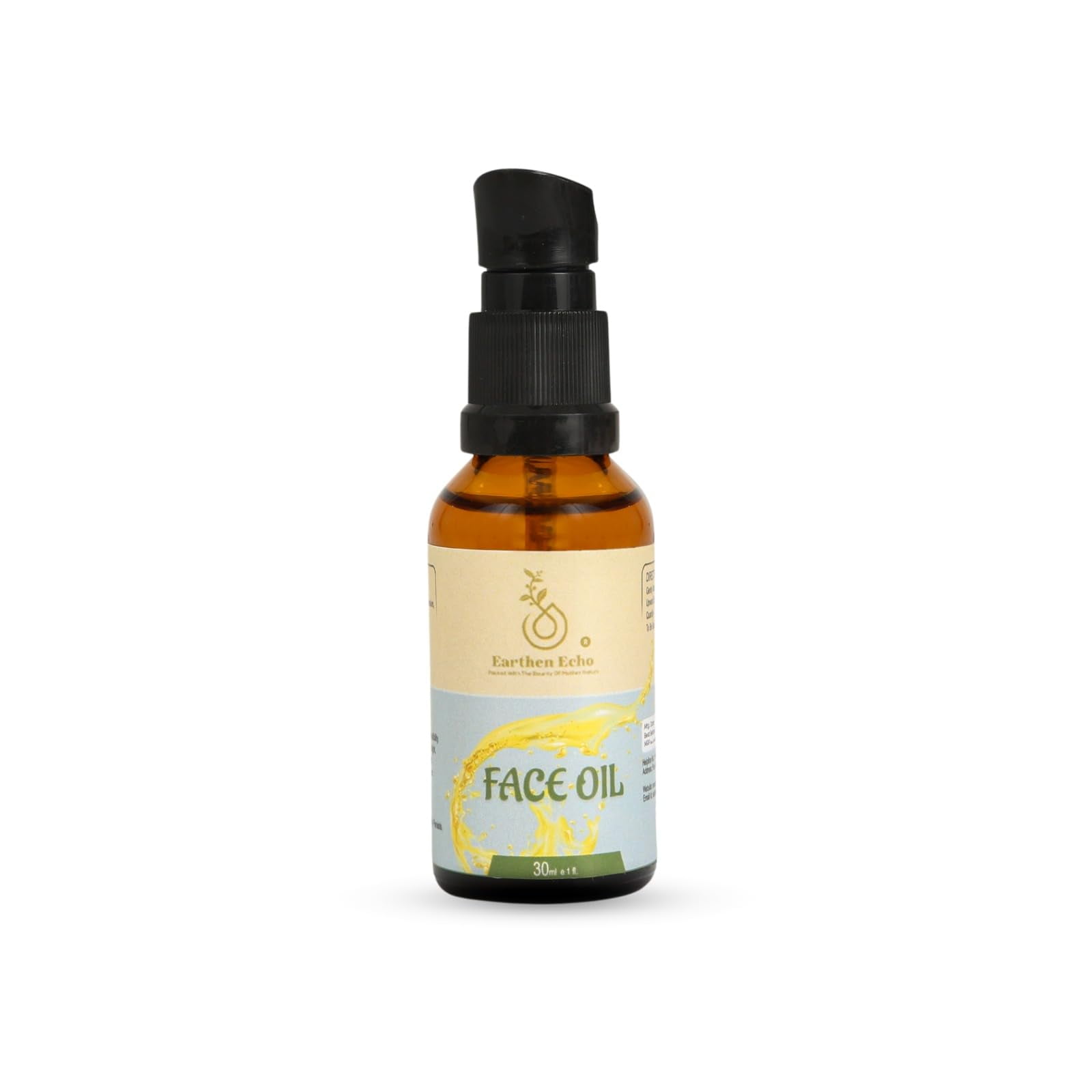 Earthen Echo Face Oil Natural AntiAging Solution For Radiant Glow