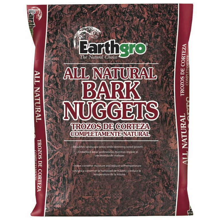 Earthgro Natural Bark Nuggets 2 cu ft