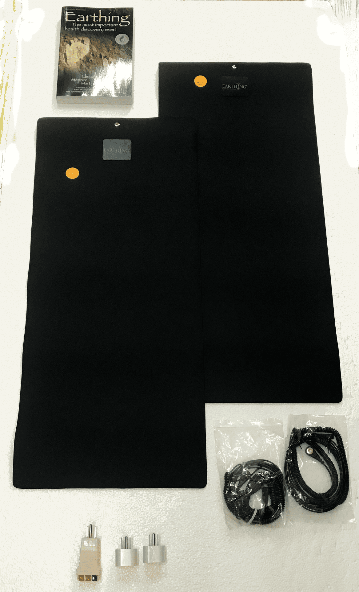 Earthing Grounding Mat 2 Pack Kit with Earthing Book