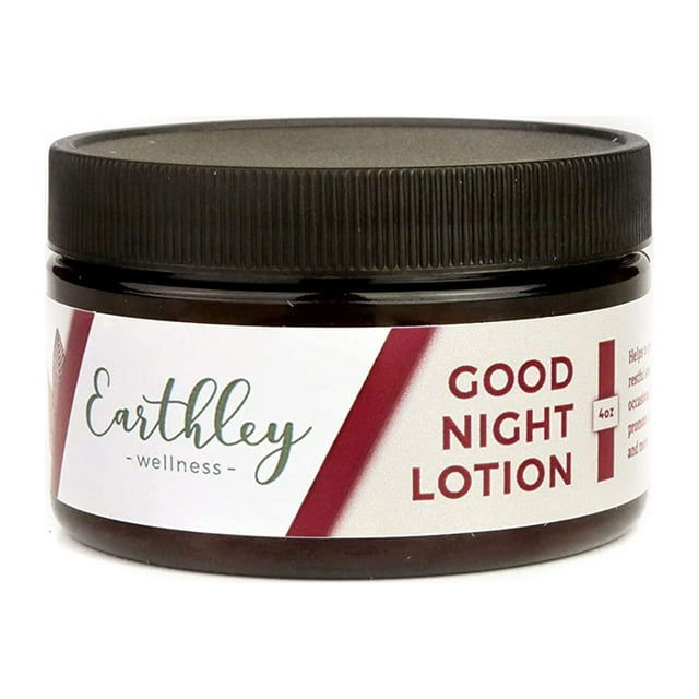 Earthley Wellness, Good Night Lotion, Magnesium Lotion (Regular, 8oz