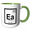 thumbnail image 1 of 3drose, Earthling, 15oz Two-tone Green Mug, 1 of 6