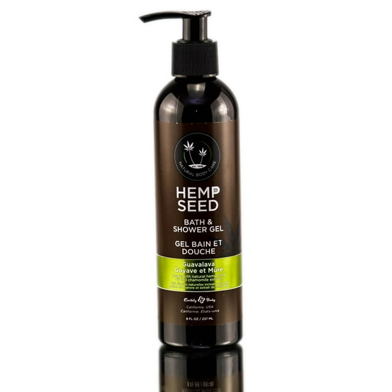Earthly Body Hemp Seed Bath & Shower Gel ( Guavalava - 8oz)