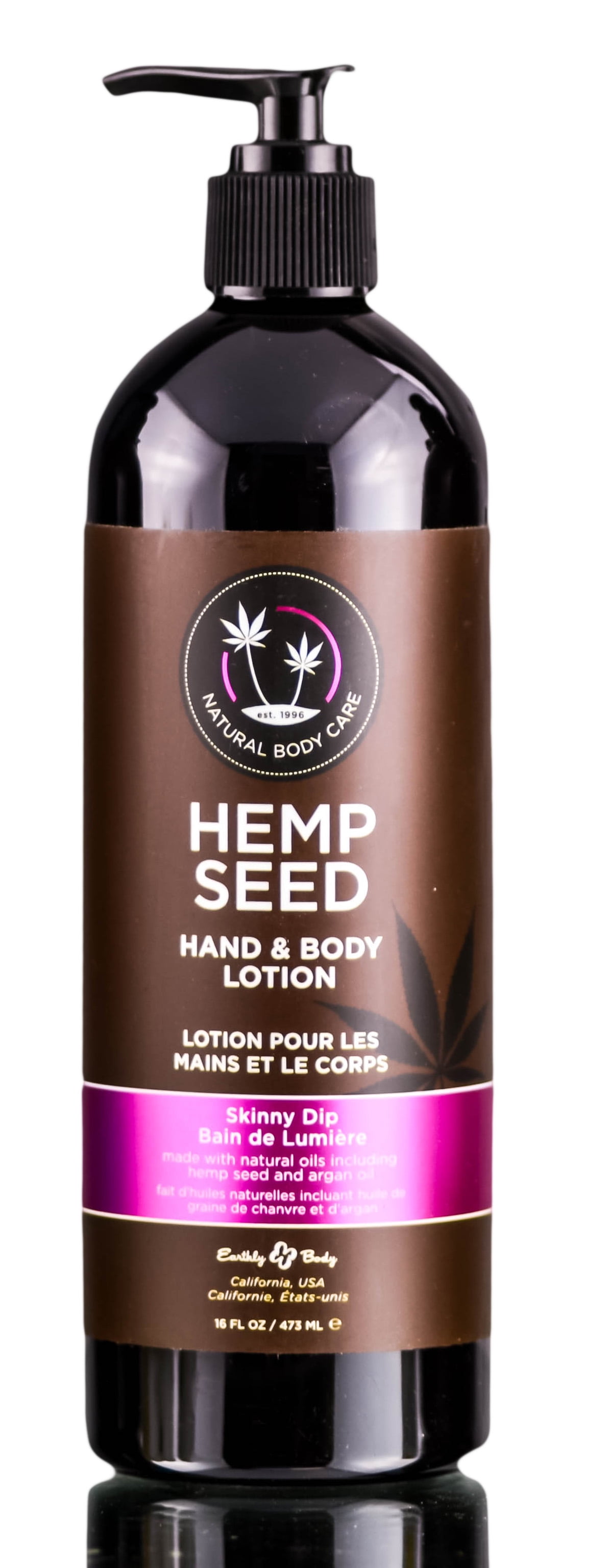 Earthly Body Hemp Seed Hand & Body Lotion, Nag Champa - 16 oz