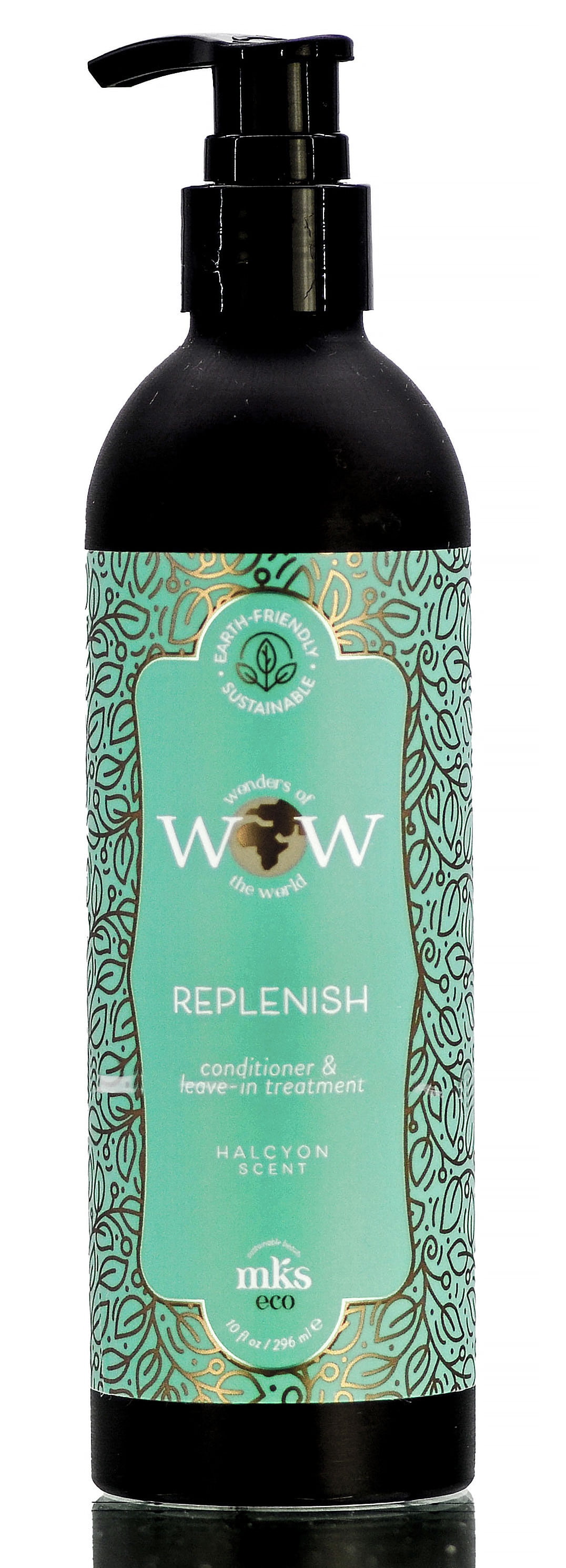 Earthly Body MKS eco WOW Replenish Conditioner & Leave In Treatment - 10 oz