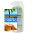 thumbnail image 1 of Earthly Body Massage Candle Trio Gift Bag - 2 oz Skinny Dip, Dreamsicle, & Guavalva, 1 of 2