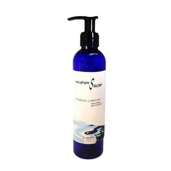 Earthly Body Water Slide Water Based Lubricant, Liquid, 8 fl oz
