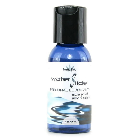 Earthly Body Water Slide Water Based Personal Lubricant - 1 oz, Liquid