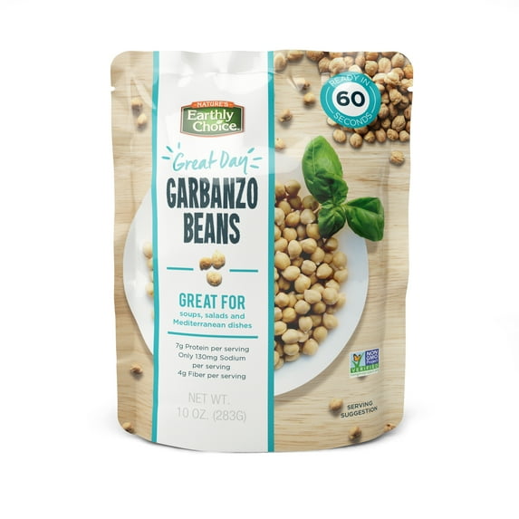 Earthly Choice Nature's Garbanzo Beans Bag Gluten Free, 10 oz