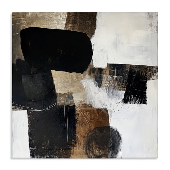 Stupell Industries Earthly Hues Abstract Design Canvas Wall Art, design by Petal Prints Design