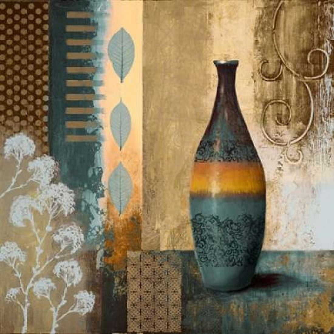 Earthly Pottery I Canvas Art - Michael Marcon (24 x 24)