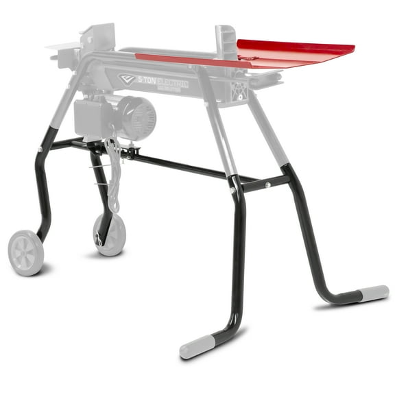 Earthquake 32230 Log Splitter Stand and Tray Kit, Heavy Duty Steel Construction, Removable Log Tray, Sturdy Transport Wheels, Pairs with Earthquake Model 32228 Log Splitter