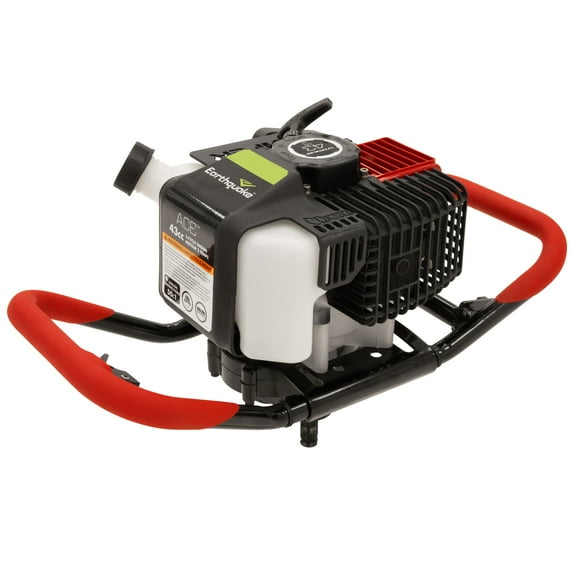 Earthquake 44399 1-Person Earth Auger Powerhead, 43cc 2-Cycle Viper Engine, Torque Reduction and Transport Accessory Compatible, 30:1 Transmission, Splined Output Shaft, 5-Year Limited Warranty