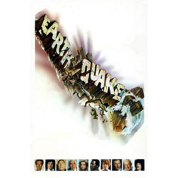 Earthquake Movie Poster Reprint 27inx40in for any room 27x40 Multi-Color Square Adults Best Posters