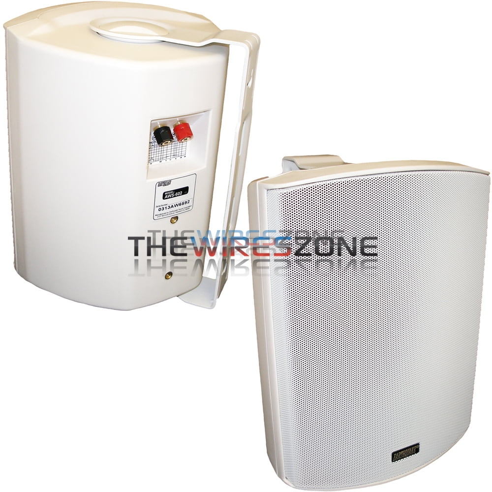 Earthquake Sound AWS-602W 6' White Weatherproof Indoor/Outdoor Speaker (pair)