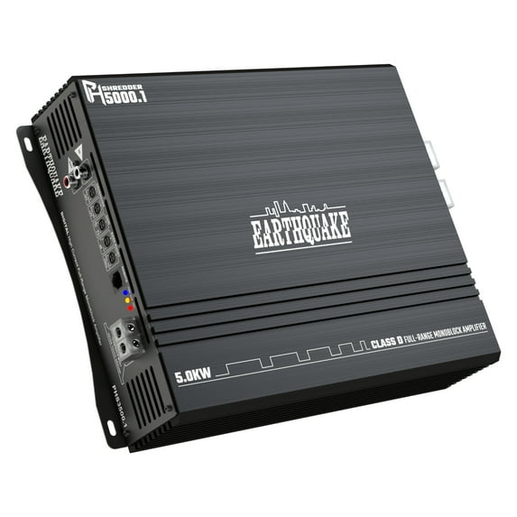 Earthquake Sound PHS5000.1 Class-D Full Range Monoblock 5000W Car Audio Amplifier