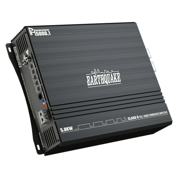 Earthquake Sound PHS5000.1 Class-D Full Range Monoblock 5000W Car Audio Amplifier