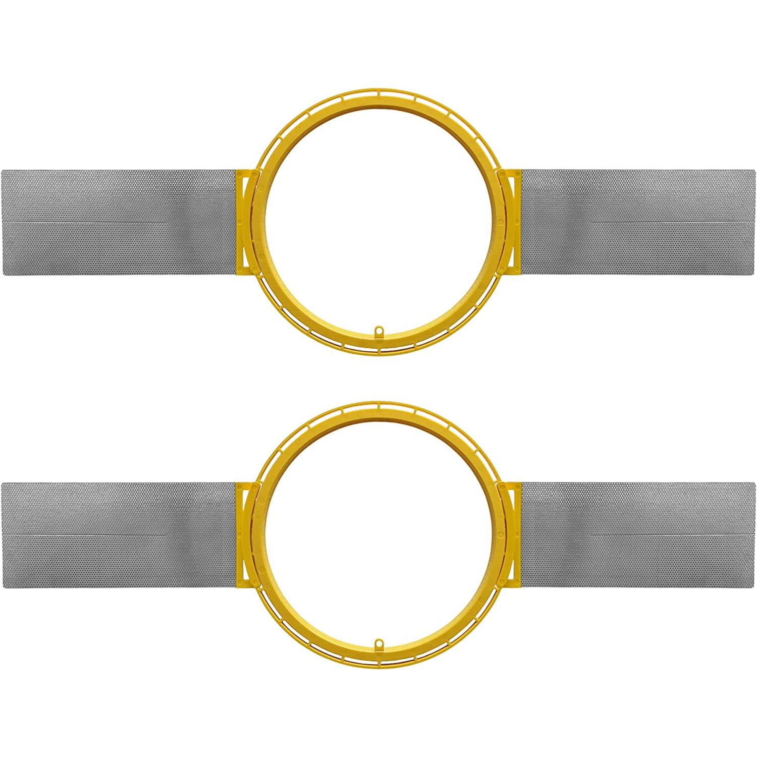 Yellow and Silver 8-Inch Ceiling Speaker Rough-In Kit